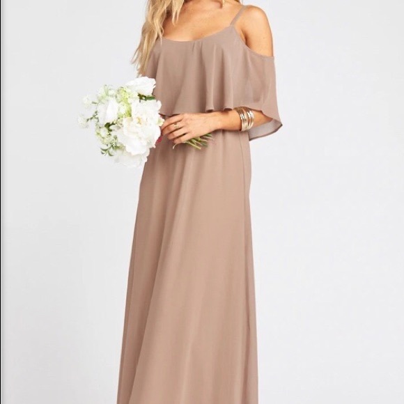 “Caitlin Ruffle Maxi Dress” - Bridesmaid Dress - Picture 5 of 5